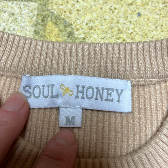 EUC Soul Honey soft ribbed sweater - Picture 3 of 12